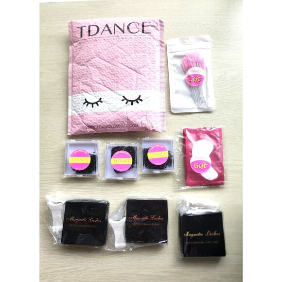 Eyelashes-Tdance-Magnetic Lash-Total of 6 Sets-Variety of Types - Picture 1 of 12